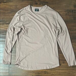 Men's Cuts Long Sleeve Shirt - Taupe